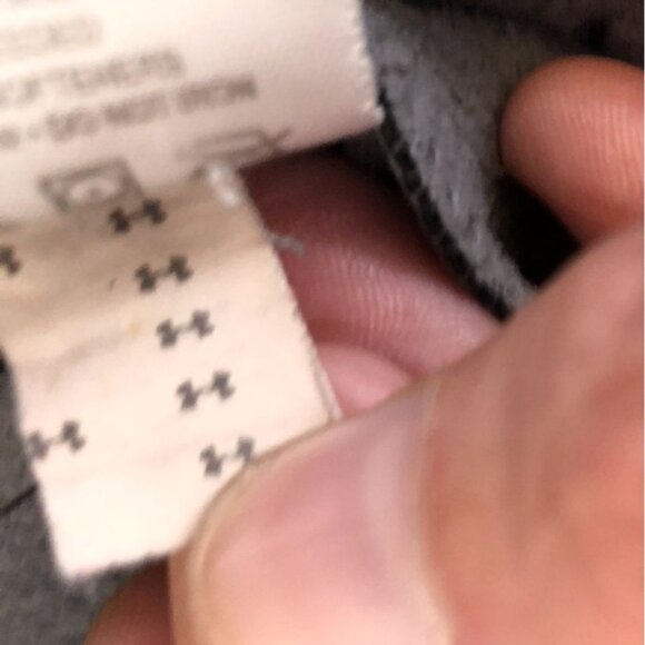 Under Armour Mens Sweatpants Medium Straight Ankle Zip Gray Fleece Activewear - Picture 9 of 15